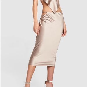 LIONESS DEN MIDI SKIRT